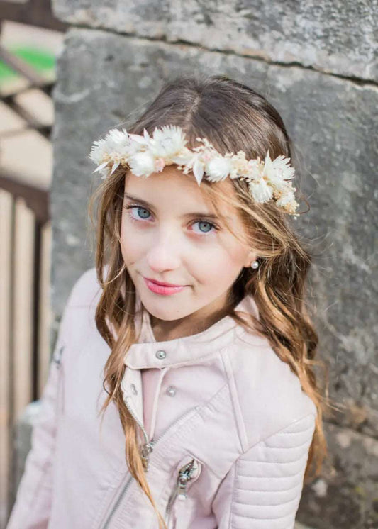 Couronne de fleurs pour enfant Evita de dryandmyrtille - couronne enfant -
